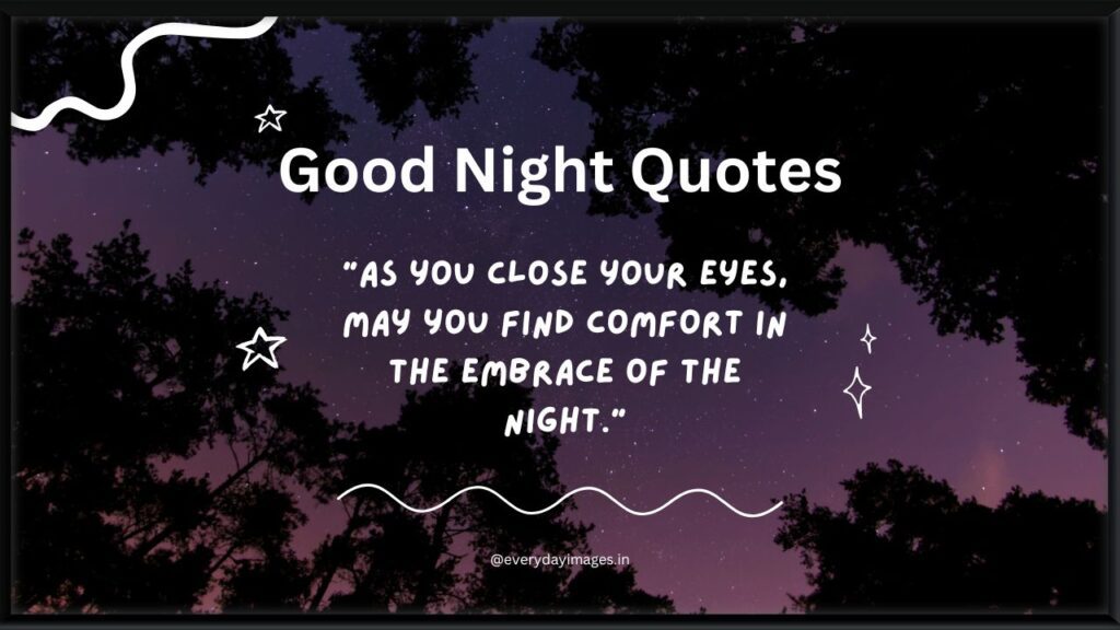 Good night Quotes