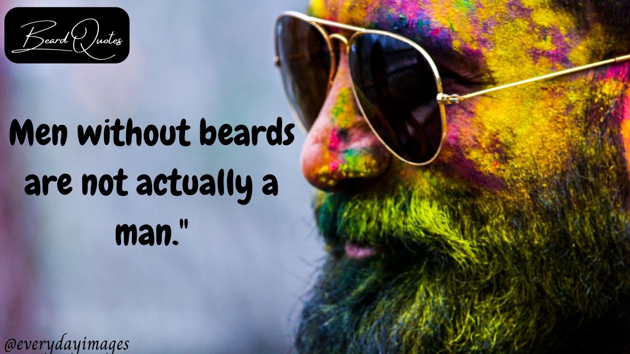 guys with beards quotes