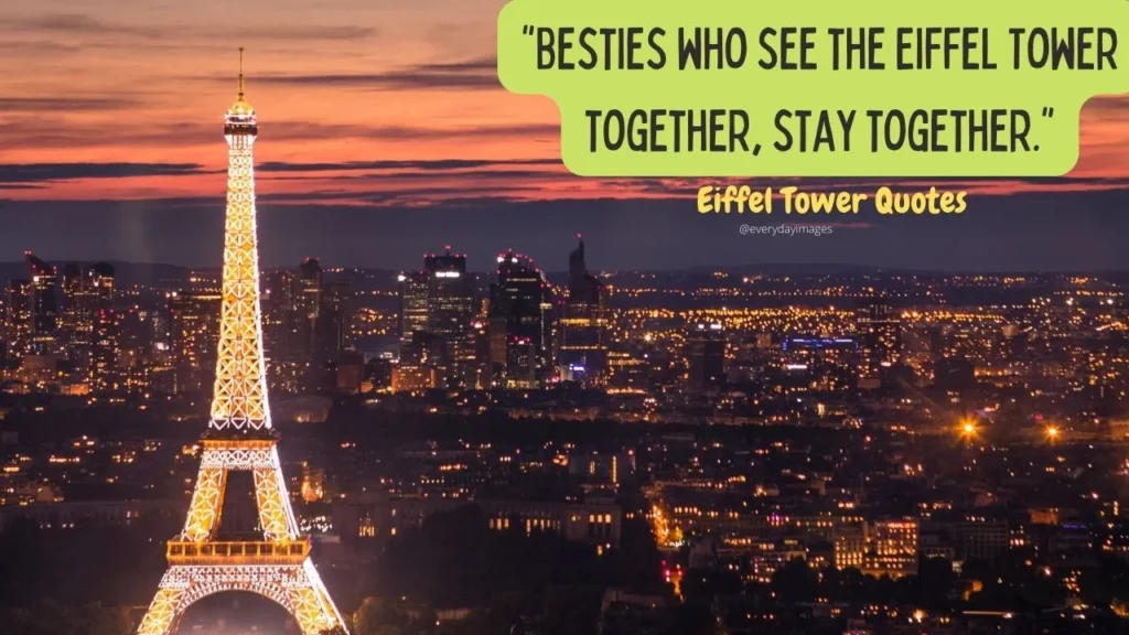 Captions for Eiffel Tower