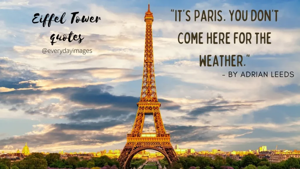 Eiffel Tower Quotes