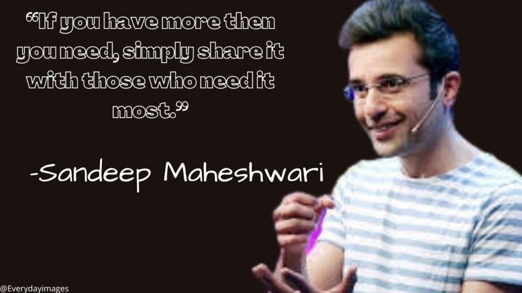 Sandeep Maheshwari thought in English