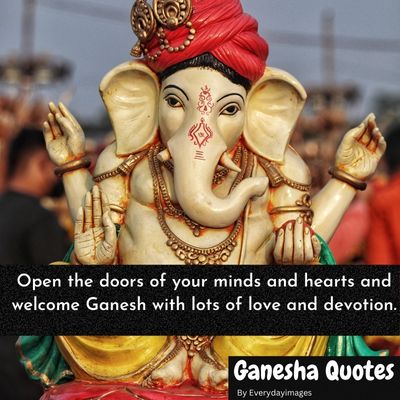 Caption for Ganpati Bappa