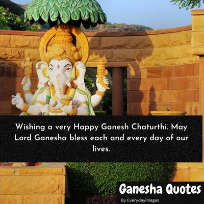 Positive thinking Inspirational Quotes on Lord Ganesha