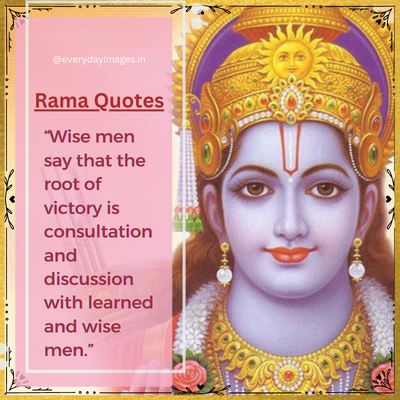 Quotes of Lord Rama