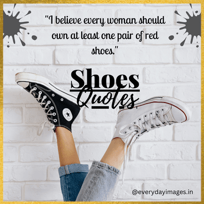 Red shoes quotes