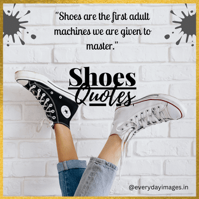 Shoe sayings