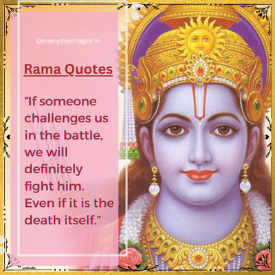 Sayings of Lord Rama