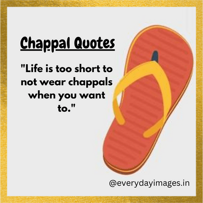 Chappal Captions