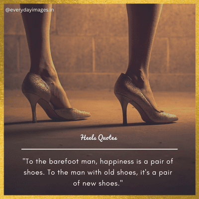 Attitude quotes on high heels