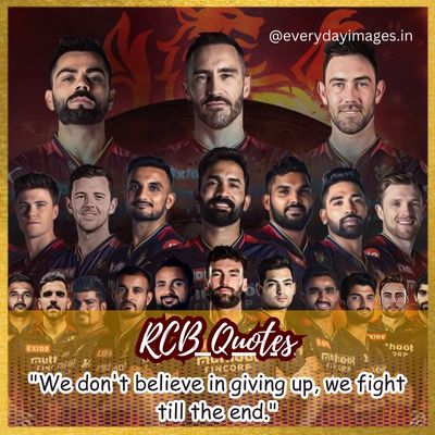 Motivational RCB Quotes