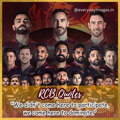 TeamWork RCB Quotes