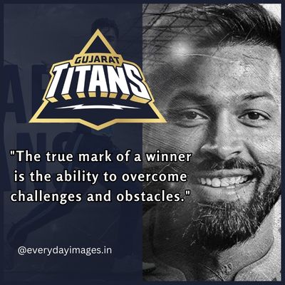 Winning Quotes By Gujarat Titans