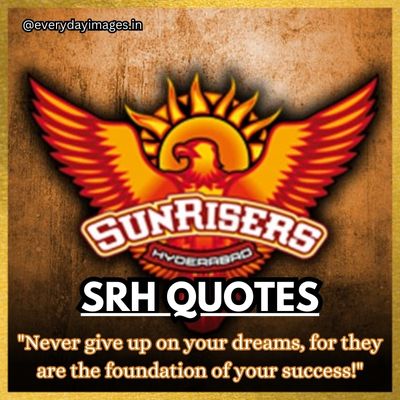 Inspirational Sunrisers Hyderabad Quotes