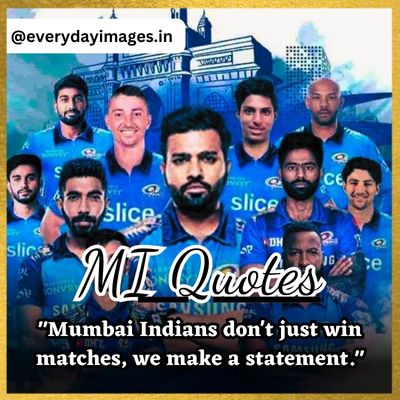 Mumbai Indians Winning Quotes