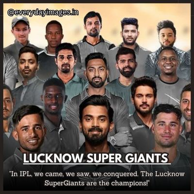 Lucknow SuperGiants Winning Quotes