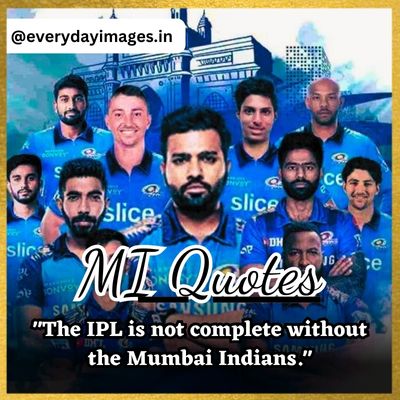 Mumbai Indians IPL Quotes