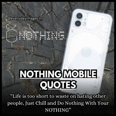 Funny Nothing Phone Quotes