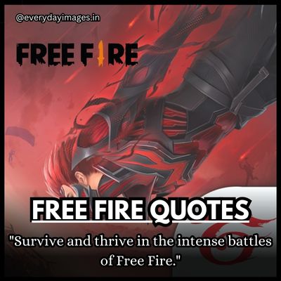 Free Fire quotes in English