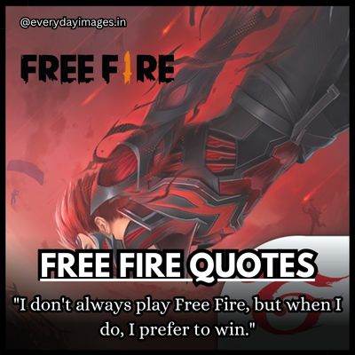 Funny Free Fire quote