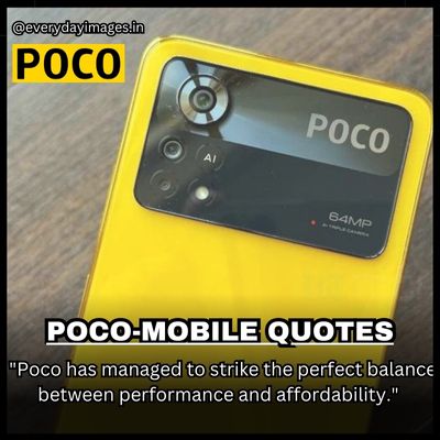 Poco mobile Quotes