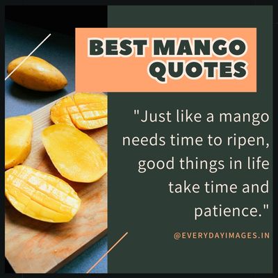 Inspirational Mango Quotes & Captions