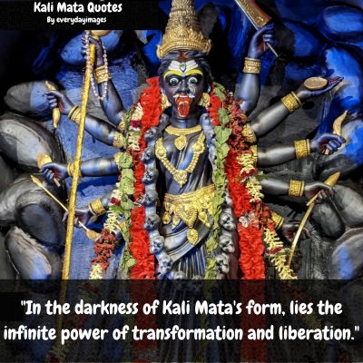 Kali Mata Quotes in English