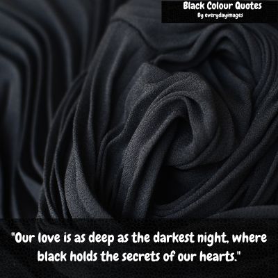 Black Color Love Quotes