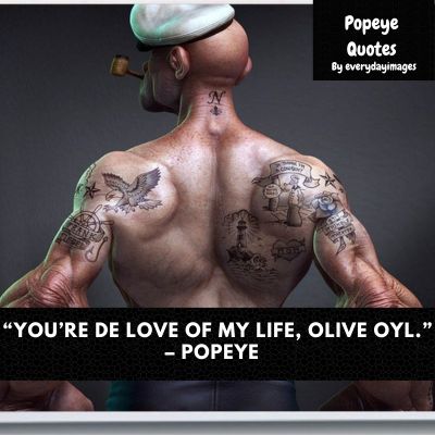 Olive Oyl and Popeye quotes