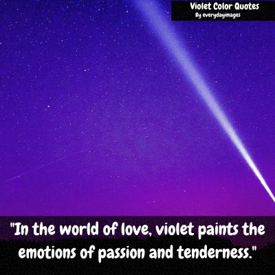 Violet Color Love Quotes