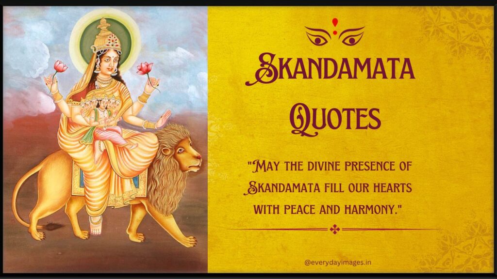 Day 5 Navratri Skandamata Quotes